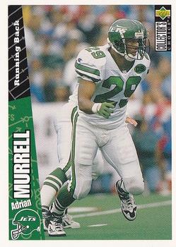 Adrian Murrell New York Jets 1996 Upper Deck Collector's Choice NFL #128